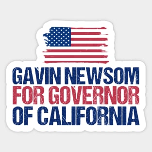 Gavin Newsom for Governor of California Sticker